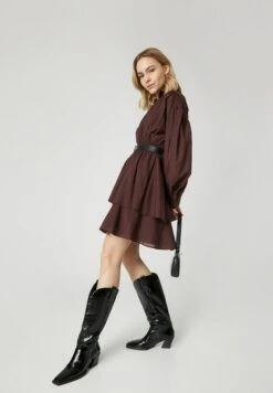 Collection Inska - Blousejurk - Burgunder -Mode Kledingwinkel 4d8dbc7505514116aa177a0726320e62