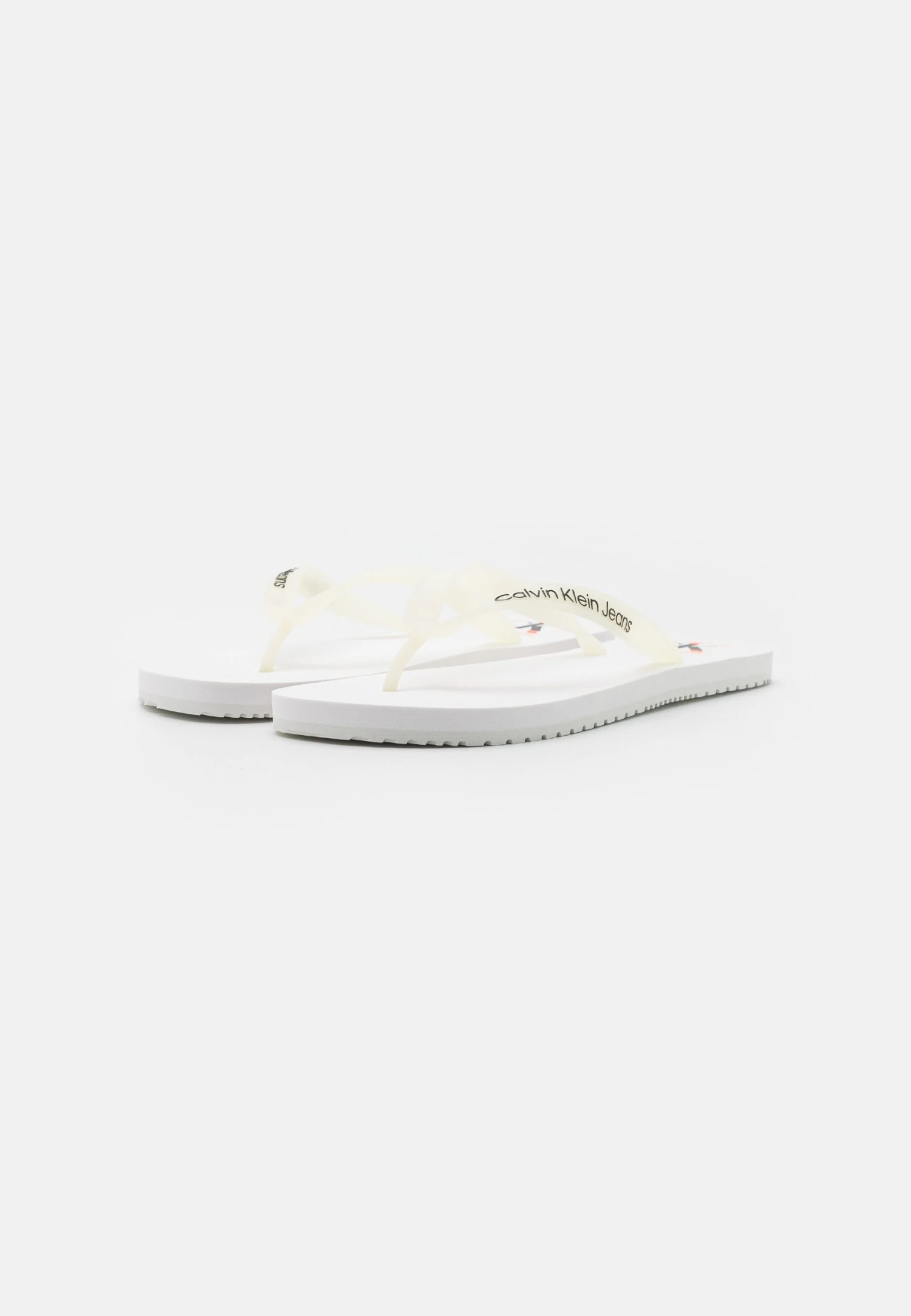 Calvin Klein Jeans Beach Logo - Teensandalen - White 6 Calvin Klein Jeans Beach Logo - Teensandalen - White - Afbeelding 4