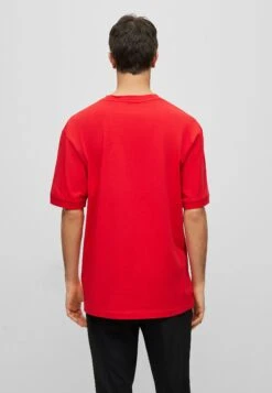 Hugo Dontevideo - T-Shirt Basic - Open Pink Three -Mode Kledingwinkel 4e165021940e45e79e005e6b203a2839