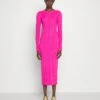 TWINSET Actitude Dress - Gebreide Jurk - Fuchsia Dahlia