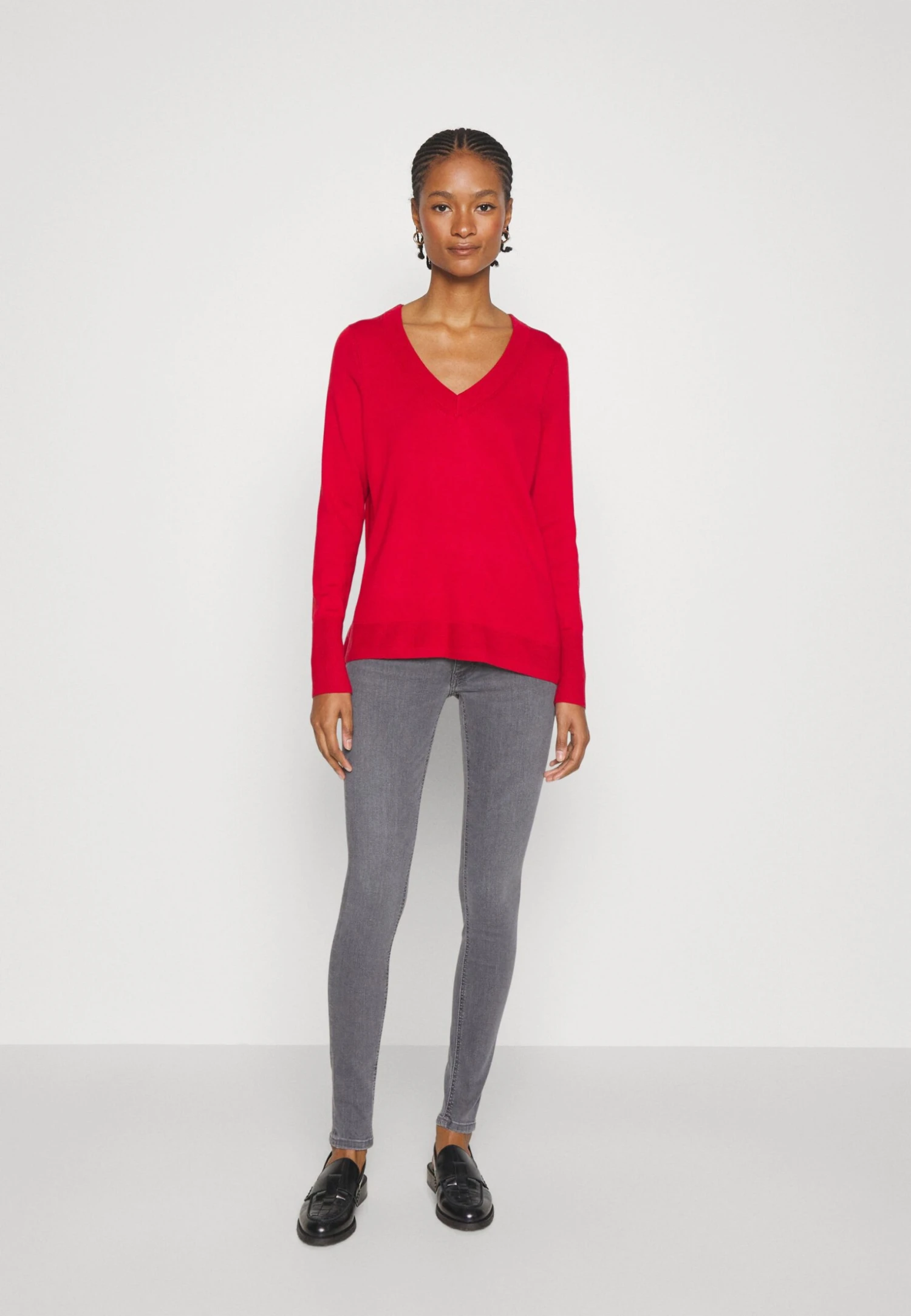 ESPRIT V Neck - Trui - Dark Red 7 ESPRIT V Neck - Trui - Dark Red - Afbeelding 5