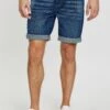 Threadbare Thb Burt - Jeansshort - Mid Blue