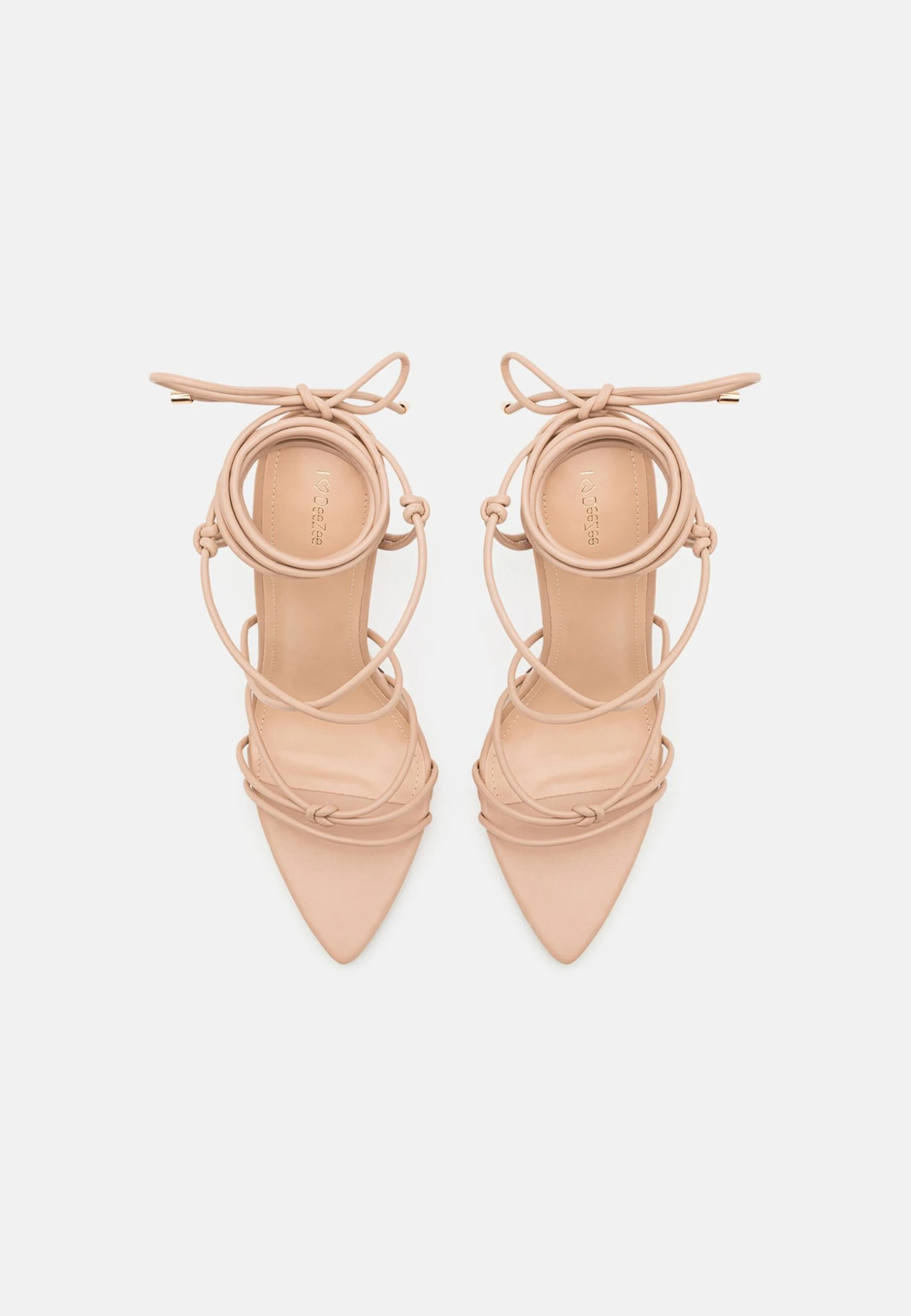 Sandalen Met Hoge Hak - Beige 8 Sandalen Met Hoge Hak - Beige - Afbeelding 6