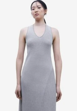 ADOLFO DOMINGUEZ V-Shaped Crew Neckline Long - Etui-Jurk - Black And White -Mode Kledingwinkel 4f951bbea4df4ac894d4b5ed81ce073a