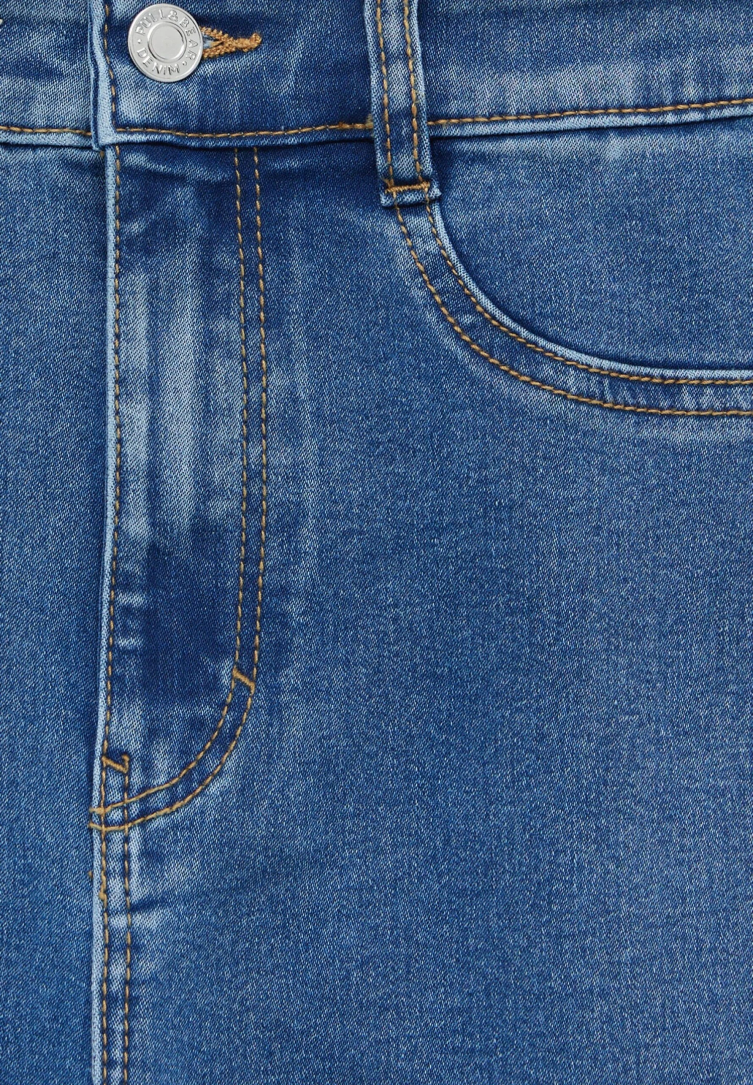 PULL & BEAR High-Waist - Jeans Skinny Fit - Royal Blue 9 PULL & BEAR High-Waist - Jeans Skinny Fit - Royal Blue - Afbeelding 7