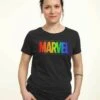 Marvel Other Rainbow Marvel - T-Shirt Print - Black -Mode Kledingwinkel 4fd0f006194e479e86a00737d43eb776