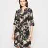 Scotch & Soda Allover Printed Loose Fit Dress - Jurk - Black
