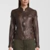 Buffalo Leren Jas - D Brown 2 Buffalo Leren Jas - D Brown -Mode Kledingwinkel 5079158e0ada448d8a36e2be9bfd405d