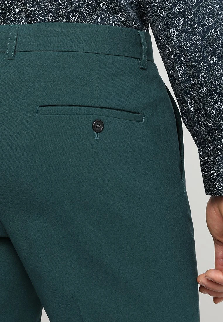 Lindbergh Plain Mens Suit - Kostuum - Dark Green 10 Lindbergh Plain Mens Suit - Kostuum - Dark Green - Afbeelding 8