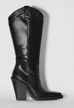 BERSHKA Cowboy-/Bikerlaarzen - Black -Mode Kledingwinkel 51c76c33d36c44b39daa60543ea659fe