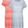 2 Pack - Nachtjapon - Hellblau Koralle