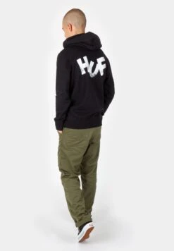HUF Hoodie - Black -Mode Kledingwinkel 529a3ad276c34cc3868d9e6675bb0f69