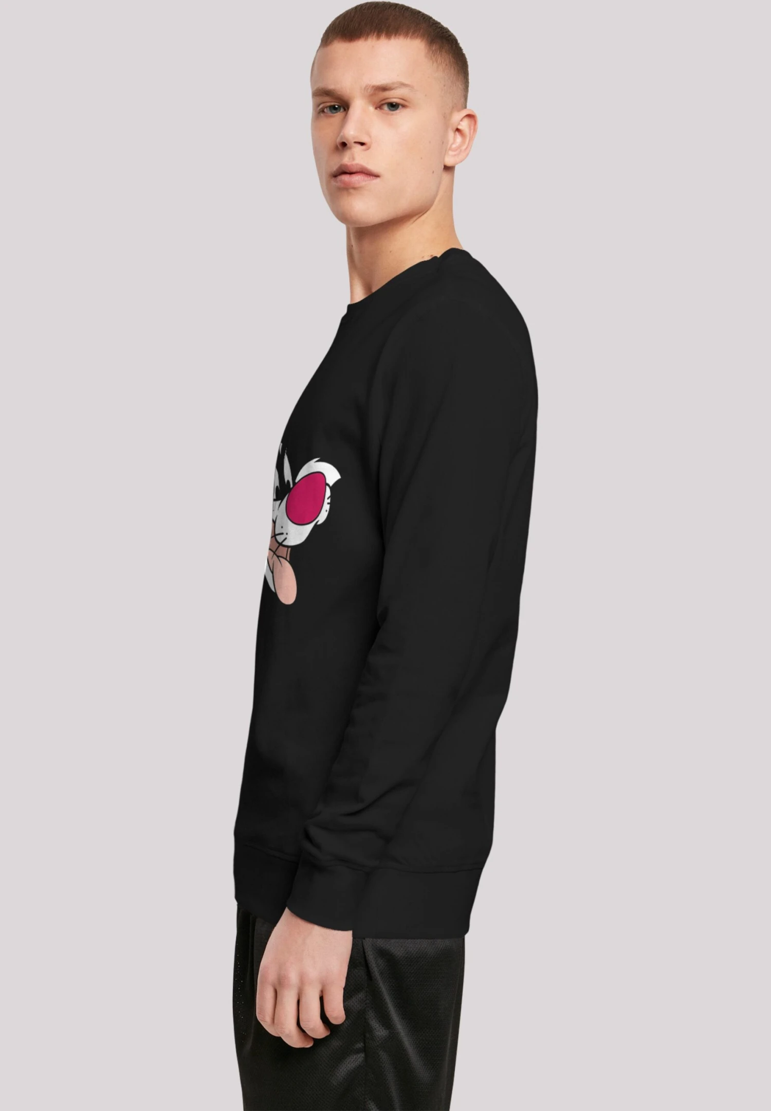 F4NT4STIC Looney Tunes Sylvester - Sweater - Black 6 F4NT4STIC Looney Tunes Sylvester - Sweater - Black - Afbeelding 4