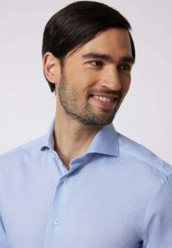 Alfonso - Overhemd - Light Blue White -Mode Kledingwinkel 53f3472037484fde86e0f097780b59c6