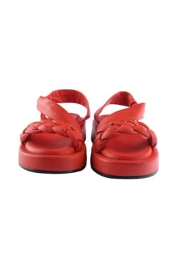 Zuvcimo - Sandalen - Rot -Mode Kledingwinkel 54249eb18ed944bdb6a62b7ad66c9942