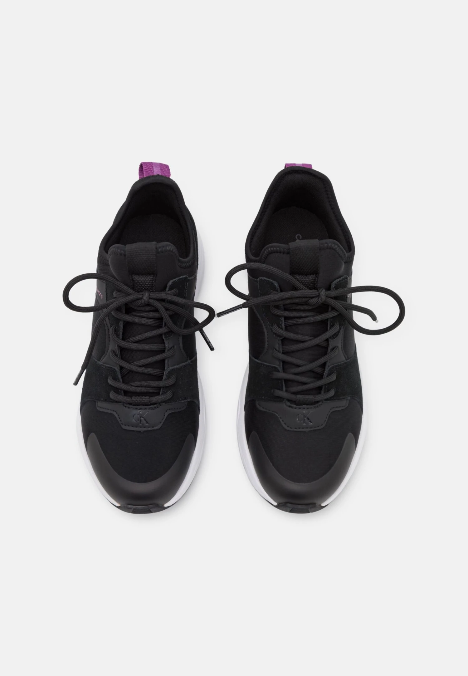 Calvin Klein Jeans Retro Tennis Sock- Sneakers Laag - Black/Amethyst 8 Calvin Klein Jeans Retro Tennis Sock- Sneakers Laag - Black/Amethyst - Afbeelding 6