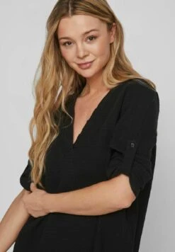 Vila Langärmeliges - Jurk - Black -Mode Kledingwinkel 551f8d374a9c4f77bc0bce9e60eea06d