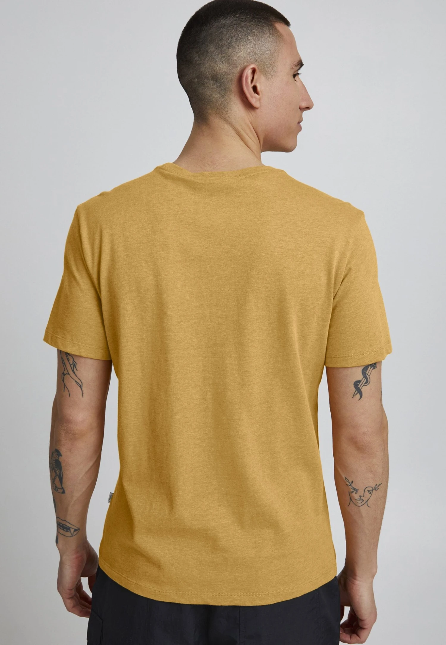 CASUAL FRIDAY T-Shirt Basic - Sunflower Melange 5 CASUAL FRIDAY T-Shirt Basic - Sunflower Melange - Afbeelding 3