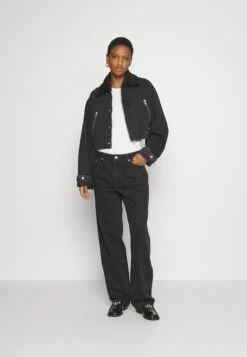 Calvin Klein Jeans Straight - Straight Leg Jeans - Denim Black -Mode Kledingwinkel 55752549f435458e9361ef4878aaad3c