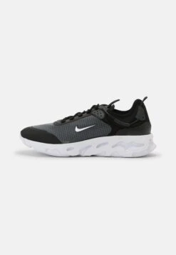 Nike Sportswear React Live - Sneakers Laag - Black/White/Smoke Grey