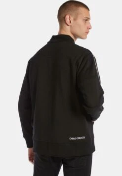 CARLO COLUCCI Unisex - Sweater Met Rits - Schwarz -Mode Kledingwinkel 56f0e9d3da2f4b8eb798f92a273d63fa