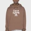 Kaotiko C'Est La Vie Brown - Hoodie - Braun -Mode Kledingwinkel 56f9f140c7b341ce95a017642e30b545