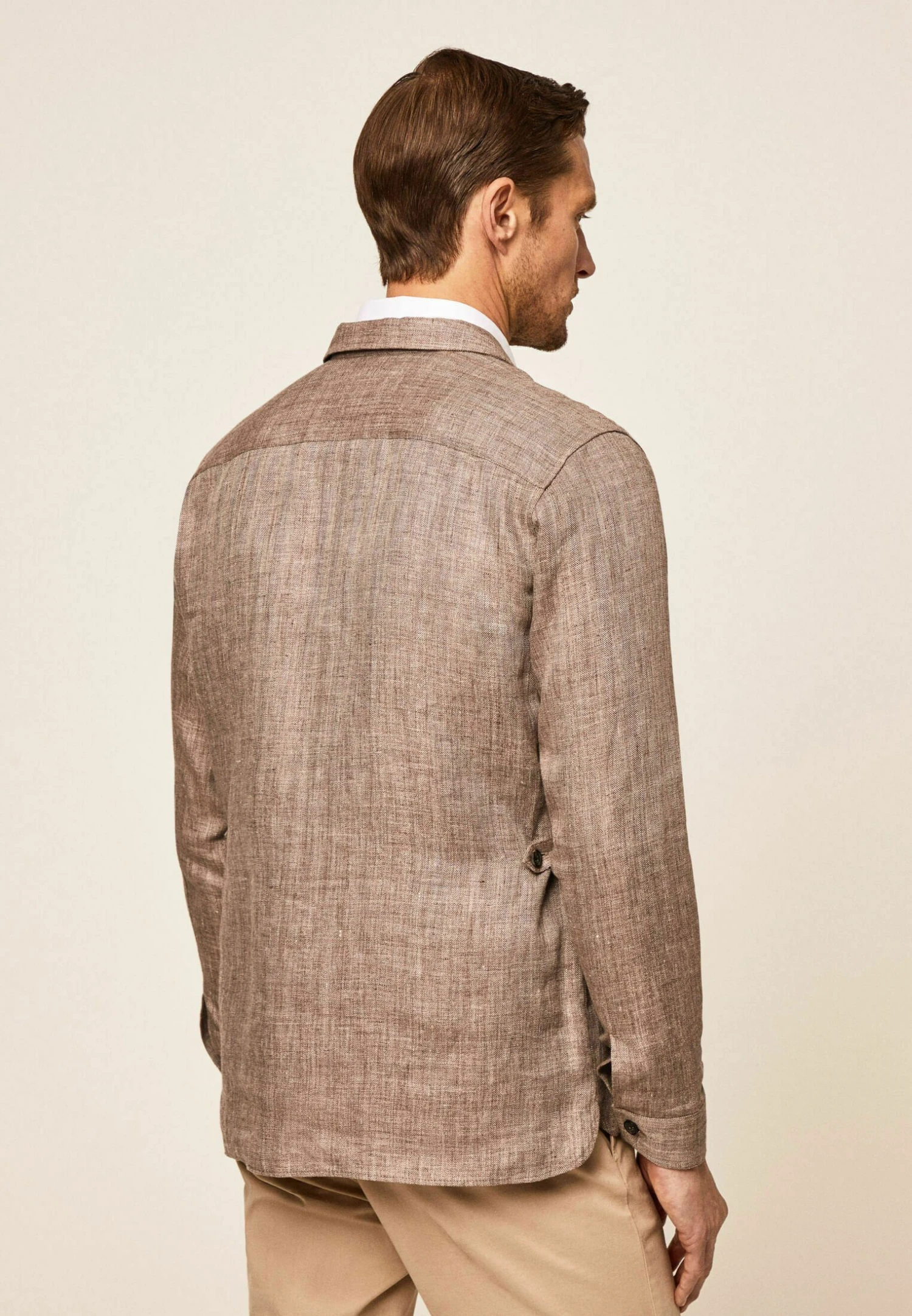 Hackett London Lichte Jas - Sand 5 Hackett London Lichte Jas - Sand - Afbeelding 3