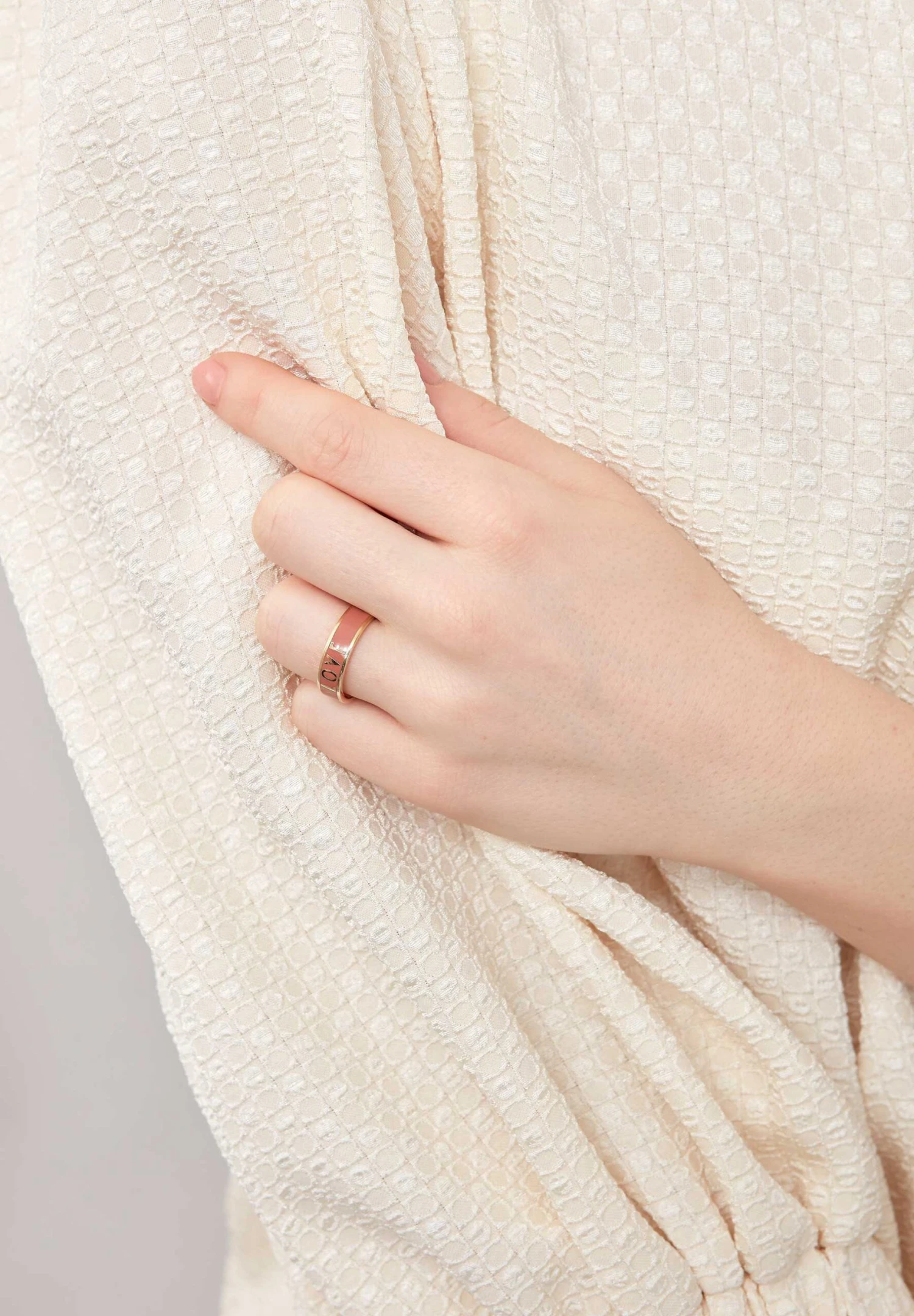 Design Letters Word Candy Ring - Ring - Red 3 Design Letters Word Candy Ring - Ring - Red