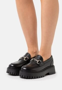 Pier One Leather - Instappers - Black