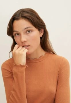 TOM TAILOR Denim Mockneck - Longsleeve - Rusty Amber -Mode Kledingwinkel 5a4134527101414eaaa5187f8d65c64f