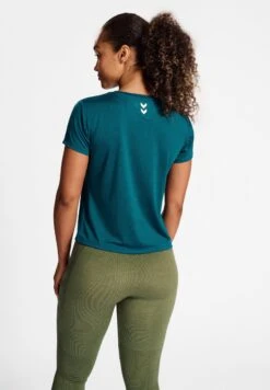 Hummel Aura - T-Shirt Basic - Deep Teal -Mode Kledingwinkel 5ba7f564cc3e410aae512c1e7a8c451e