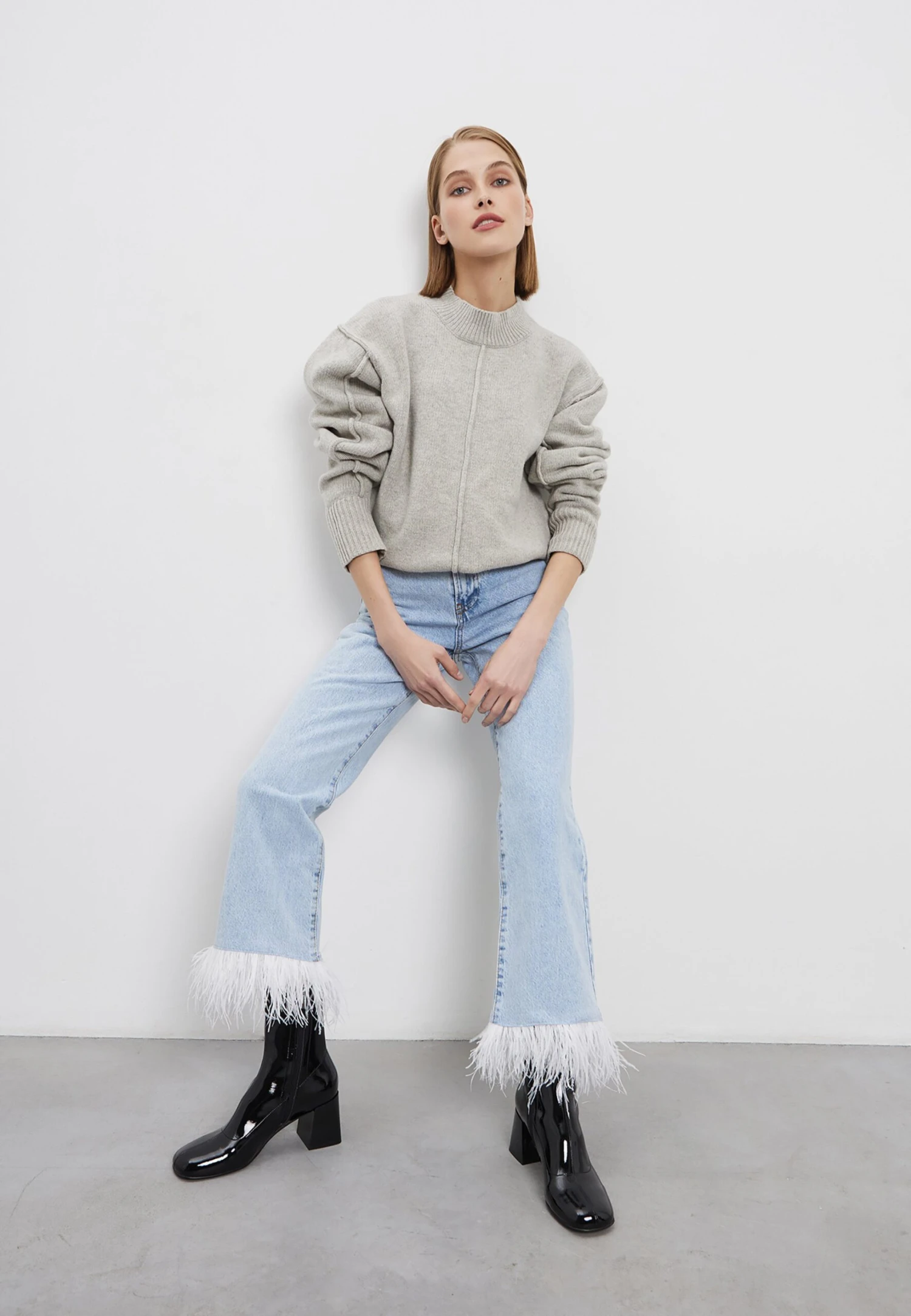 Enkellaarsjes Met Hoge Hak - Black 3 Enkellaarsjes Met Hoge Hak - Black