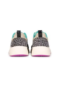 Carocel Met Teddy - Sneakers Laag - Black With Green Combination -Mode Kledingwinkel 5c0c550ecc8441acaa15deca342b5017