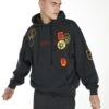 Ed Hardy Tiger-Tatt-Patch - Hoodie - Black