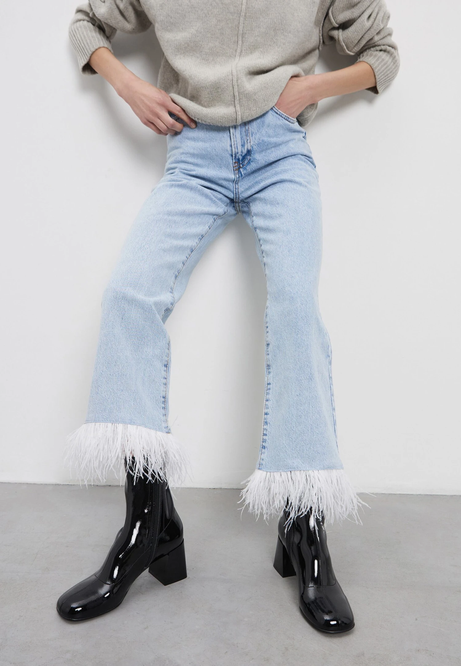 Enkellaarsjes Met Hoge Hak - Black 4 Enkellaarsjes Met Hoge Hak - Black - Afbeelding 2