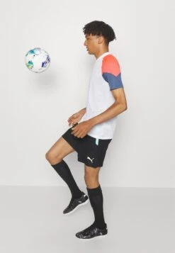 Puma Individual Cup - Sport T-Shirt - White/Fire Orchid -Mode Kledingwinkel 5e32bb6cd44844868867c06b93495080