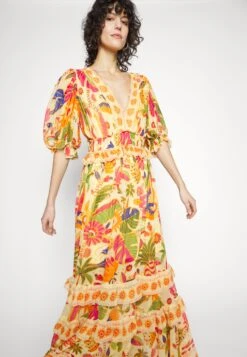 Farm Rio Rio Tapestry Dress - Maxi-Jurk - Rio Tapestry Yellow -Mode Kledingwinkel 5e47974d20ba4cc5a388fc48dad32018
