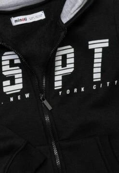 Minoti Sweater Met Rits - Black -Mode Kledingwinkel 5f42a51bcc464ee0b1cf1a8b6f8d9805