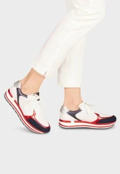 Marco Tozzi Sneaker - Sneakers Laag - White/Navy