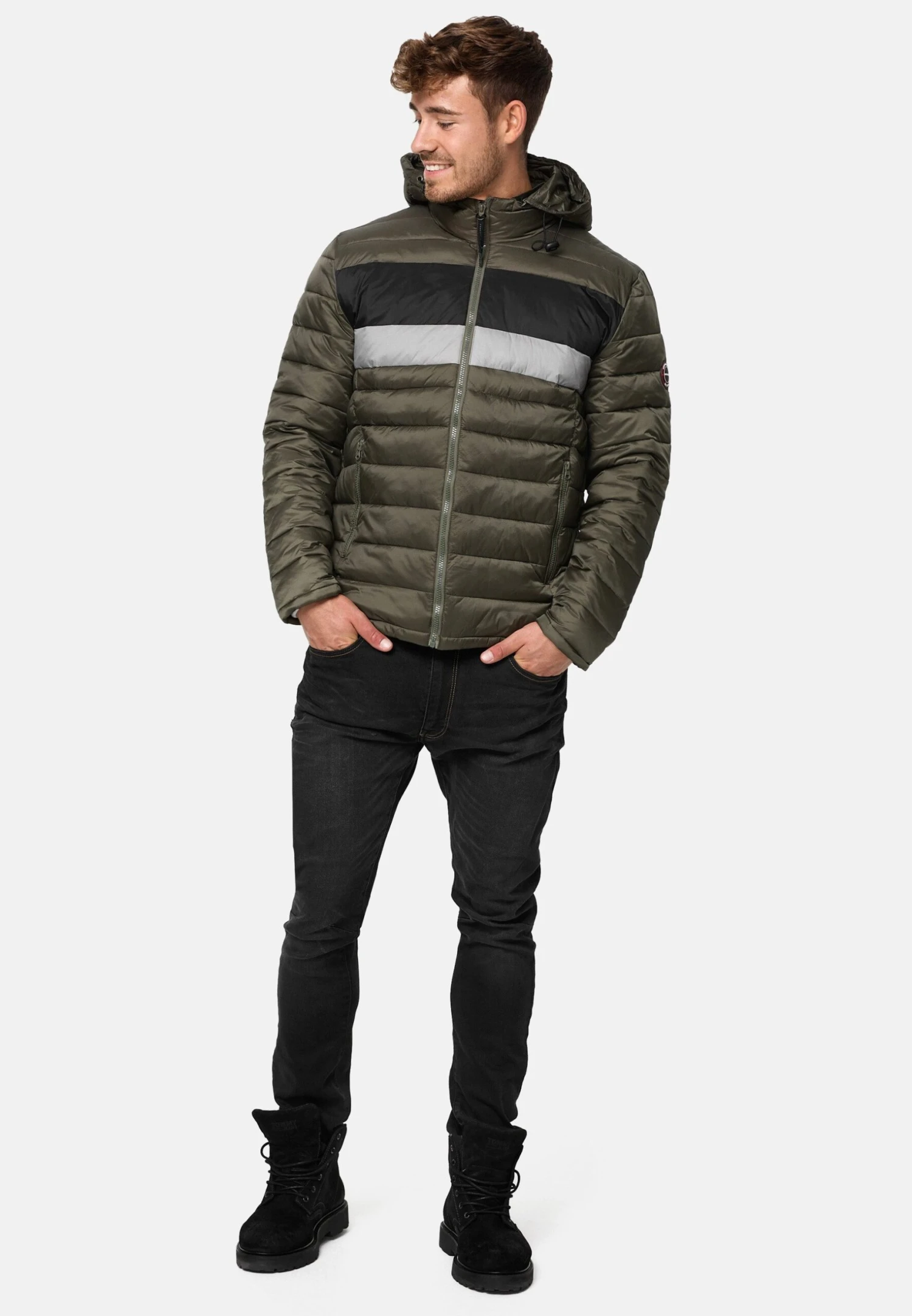 Indicode Jeans Hampshire - Winterjas - Army Mix 4 Indicode Jeans Hampshire - Winterjas - Army Mix - Afbeelding 2
