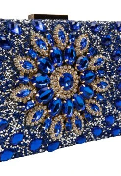 Faina Abend Aleva - Clutch - Blau -Mode Kledingwinkel 60ffbb4efe2945959a9e6a0e8eb7e998
