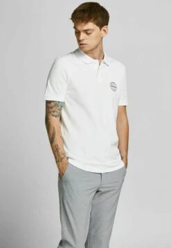Jack & Jones Jjegordon Shark- Poloshirt - White