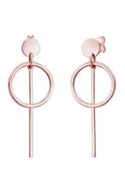 Elli Circle Stick Basic - Oorbellen - Rosegold-Coloured -Mode Kledingwinkel 6270e5ba94d74684bf3fa14b37d98cd3