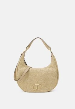 TWINSET Hobo Media Rigida - Handtas - Canapa Chiaro