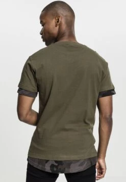 URBAN CLASSICS T-Shirt Print - Olive -Mode Kledingwinkel 63d6b50922a541a0a074e6486ed74d07