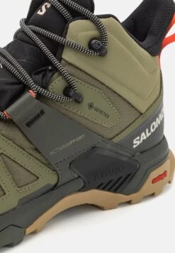 Salomon X Ultra 4 Mid Gtx - Outdoorschoenen - Deep Lichen Green/Peat/Kelp -Mode Kledingwinkel 65e179cdbe4d43f09e4b99d615bee913