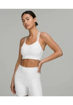 Nieuwe uitgaven 1 Lululemon Like A Cloud Longline B C - Sport-Bh Met Light Support - White