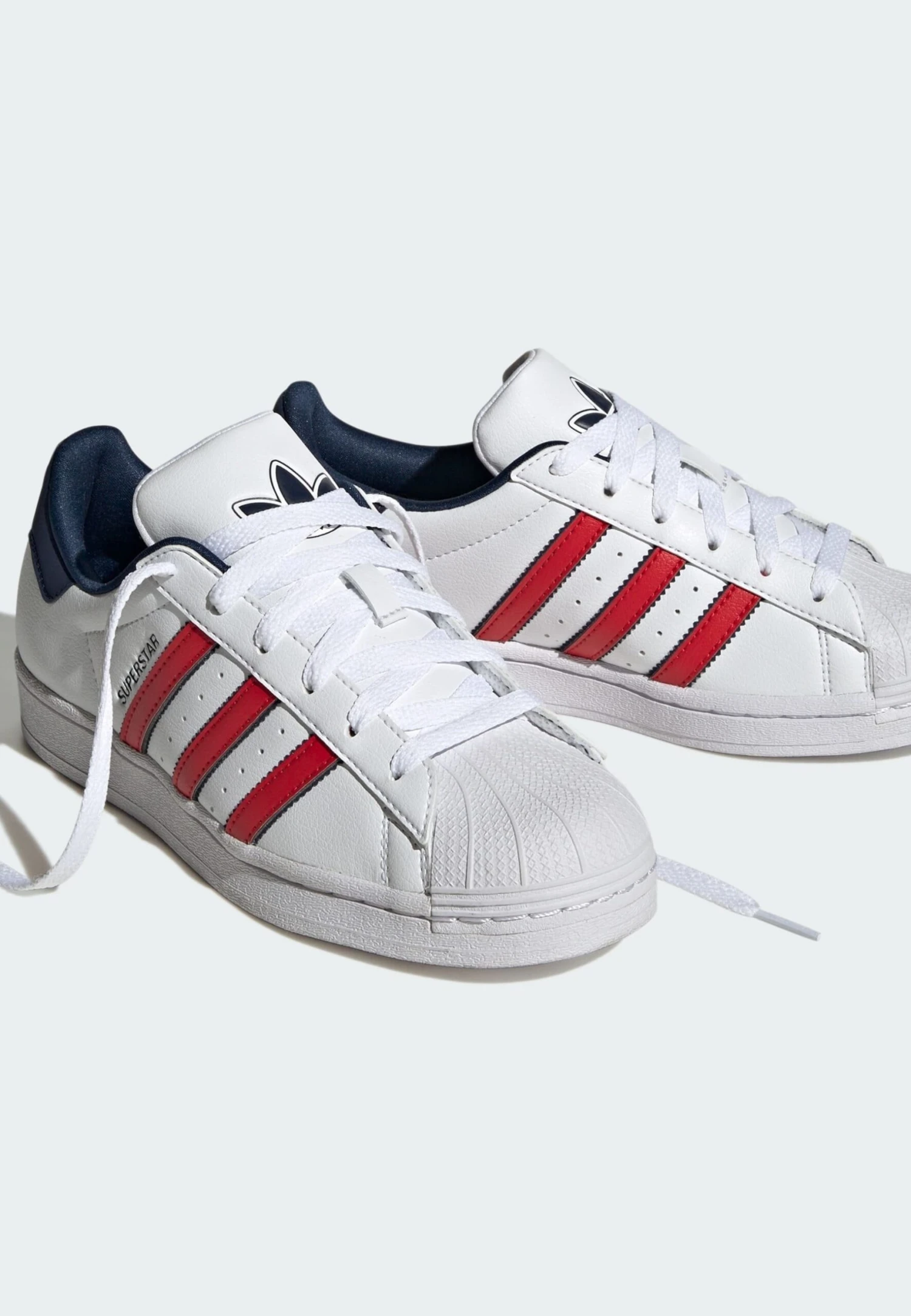Adidas Originals Superstar- Sneakers Laag - Cloud White Better Scarlet Night Indigo 4 Adidas Originals Superstar- Sneakers Laag - Cloud White Better Scarlet Night Indigo - Afbeelding 2