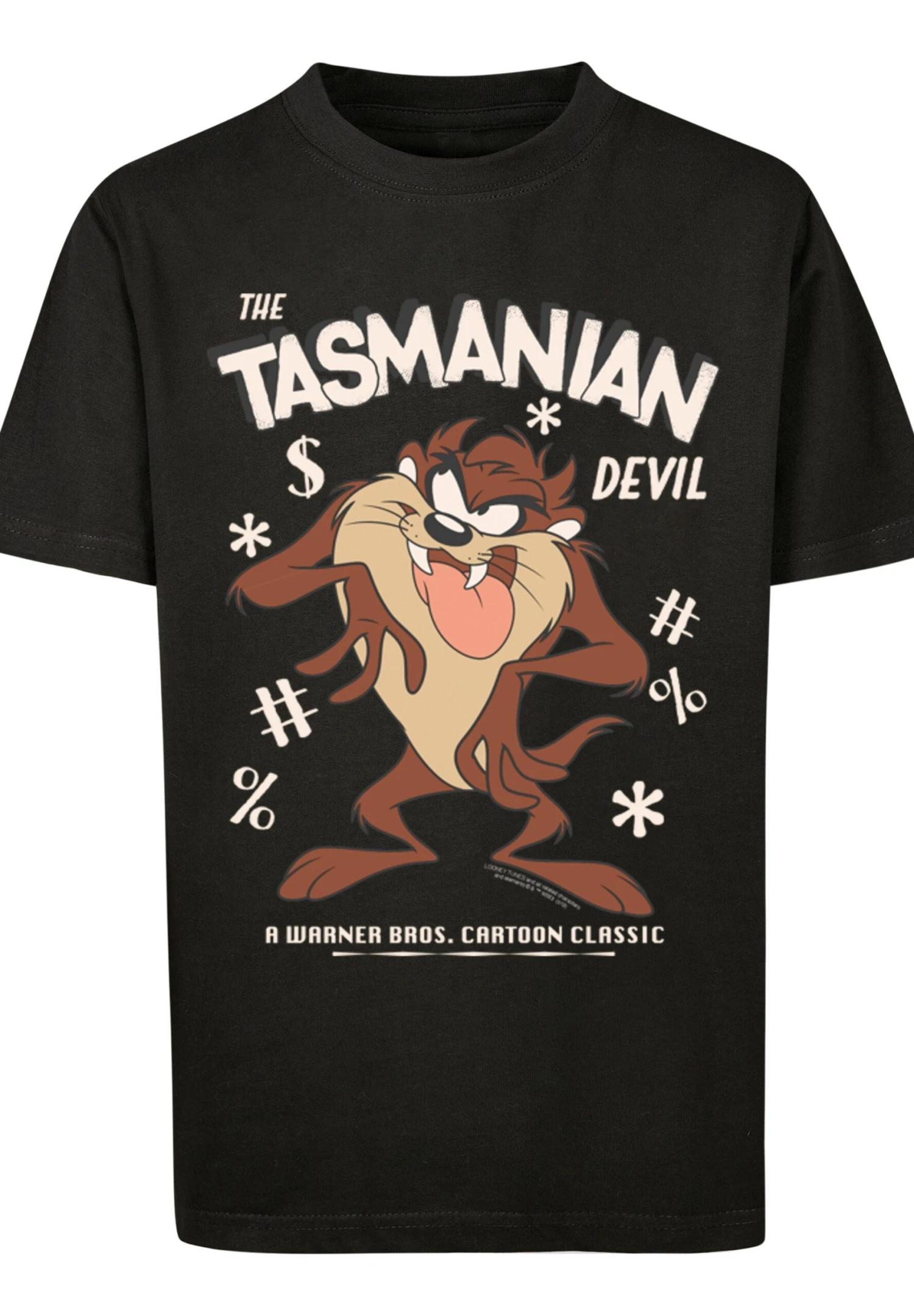 F4NT4STIC Looney Tunes Taz Vintage Tasmanian Devil Cartoon - T-Shirt Print - Black 8 F4NT4STIC Looney Tunes Taz Vintage Tasmanian Devil Cartoon - T-Shirt Print - Black - Afbeelding 6