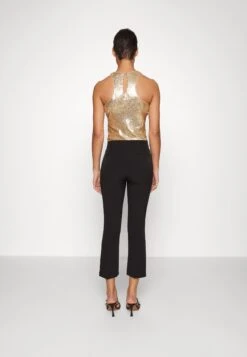 Patrizia Pepe Camicia - Top - Shiny Gold-Colored -Mode Kledingwinkel 66aa1ca776b640c1bfe2b884993fe96b